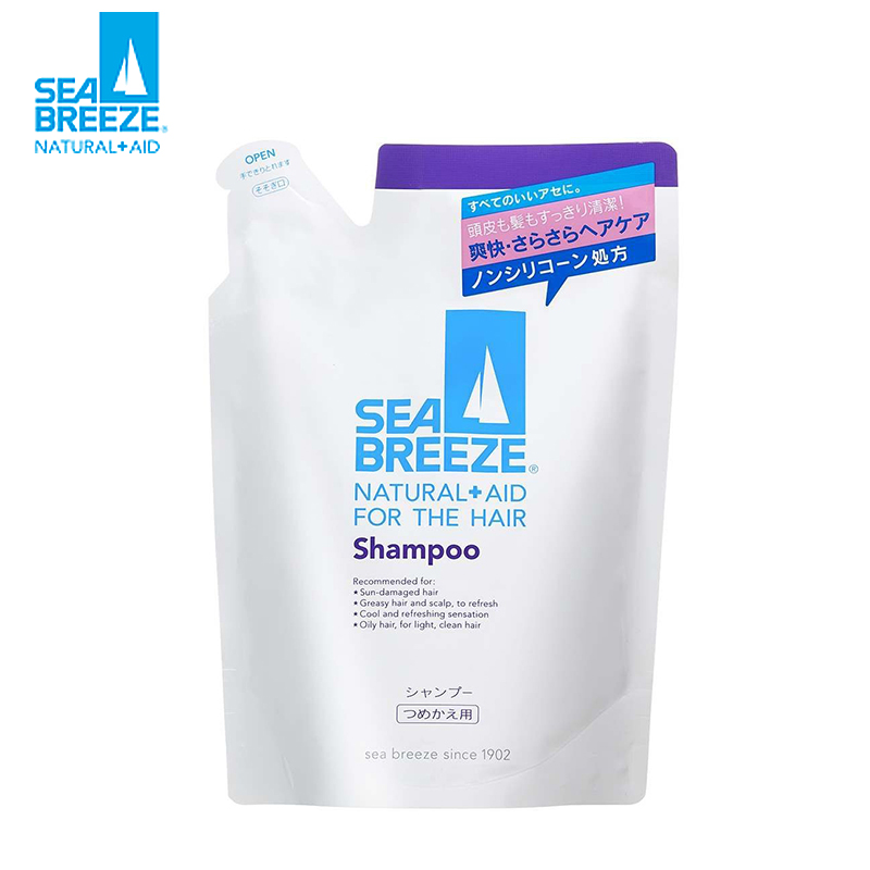 资生堂SEA BREEZE清爽洗发水 替换装 400ml
