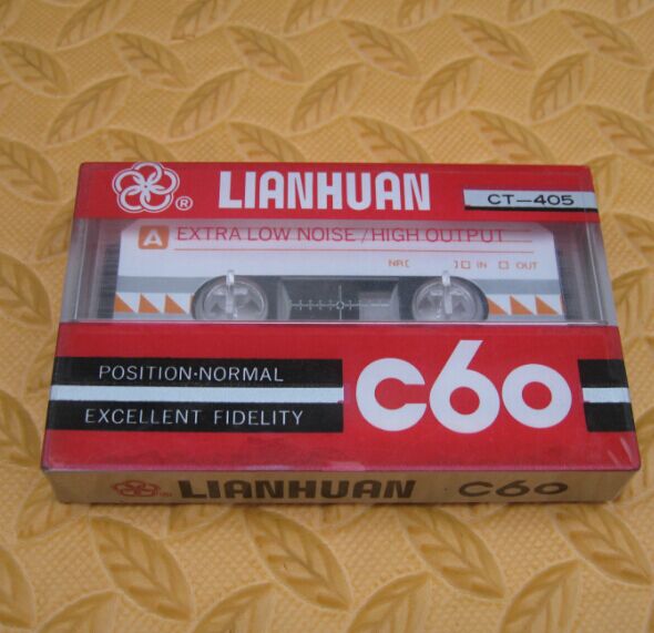 LIANHUAN ct-405 blank tape C60 repeater China Radio, Film and Television Ministry Tape Factory