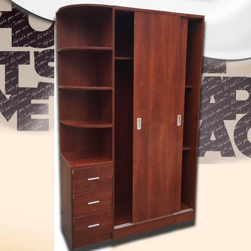 Hotel Guesthouse Closet Brief Modern Wine Cabinet With Drawers With Storage Function Wardrobe Room Two Doors Pushable-Taobao