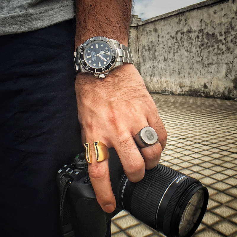 Bague mixte OTHER   en Acier au titane - Ref 3088331 Image 3