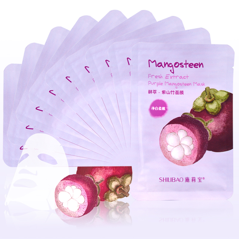 10片包邮施莉宝鲜萃-紫山竹面贴膜贴美保湿 补水 25g
