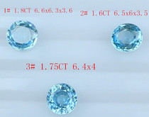 Natural zircon G11 hyacinth stone loose stone 60 CT 1-2CT about super shiny