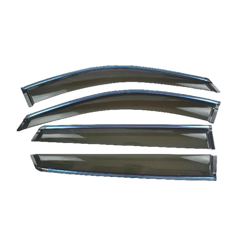 Modern modification Sonata stainless steel decorative rain eyebrow Yue moving Elantra Long moving Accent car visor
