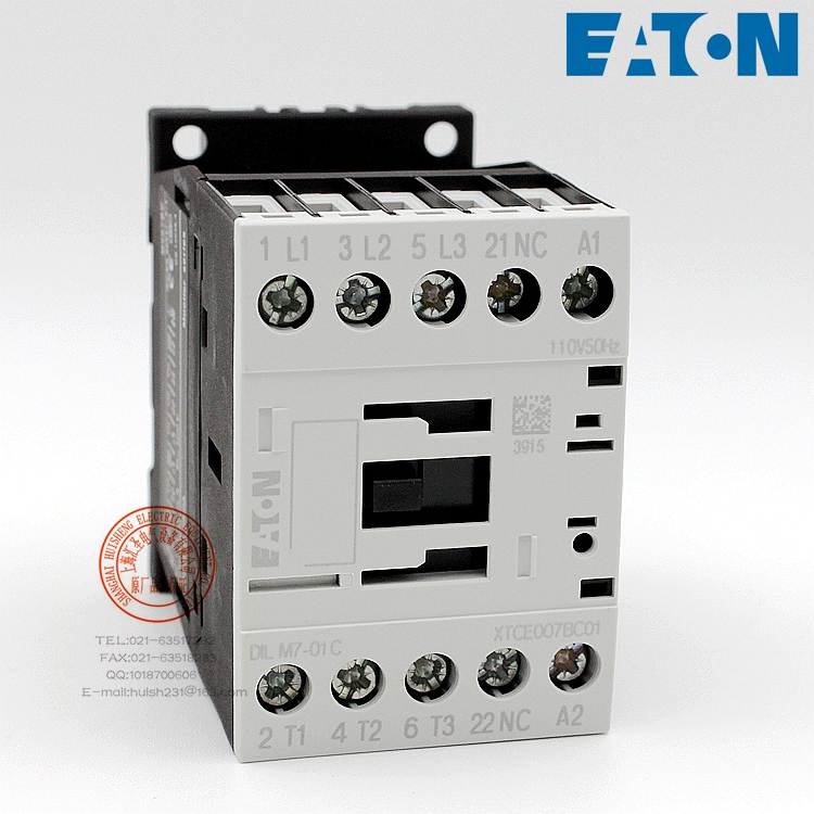 EATON EATON CONTACTOR MOELLER ADMIRALTY MULLER DILM7-01C XTCE007BC01