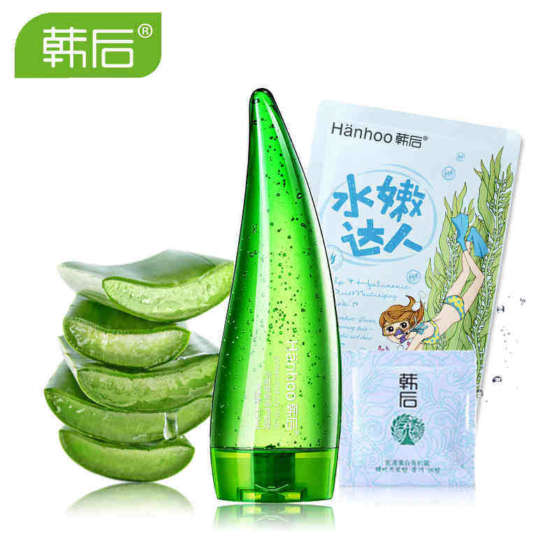 韩后化妆品 芦荟修护凝胶120ml 控油保湿补水晒后修护