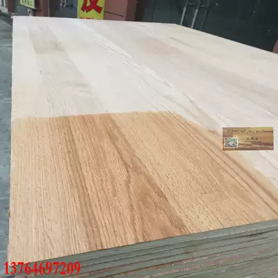 Willow eucalyptus multi-layer board 9mm single paste red oak veneer wall panel board American red oak solid wood grain veneer