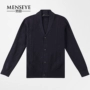 Menseye của nam giới mắt mùa đông cardigan jacquard cardigan thời trang đô thị người đàn ông thanh lịch của thời trang tối tím áo len áo cổ lọ nam