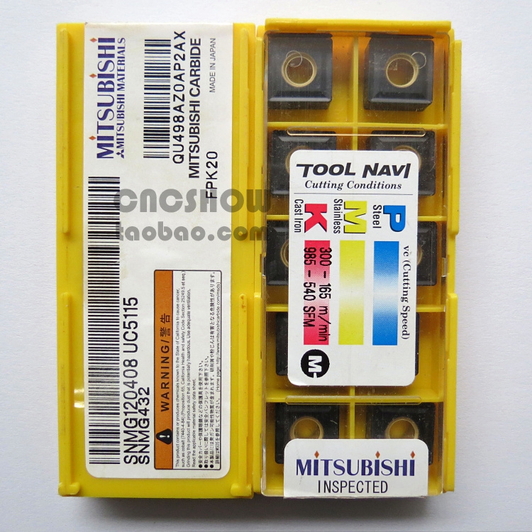 Mitsubishi Mitsubishi Numerical Control Blade SNMG120404 120408-MA-GK UC5115 MC5015 -Taoba