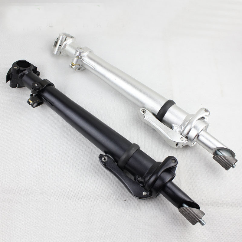 Universal folding handlebar upright fit upright pipe 25 4 upright pipe lithium tramway fold to make upright driving aluminum alloy