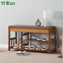 Entering the door shoe cabinet storage stool simple modern solid wood shoes stools European-style sitting stool sofa stool