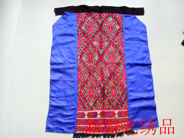 Old embroidery Miao hand embroidery Ethnic minority hand embroidery Miao old embroidery waist T1914