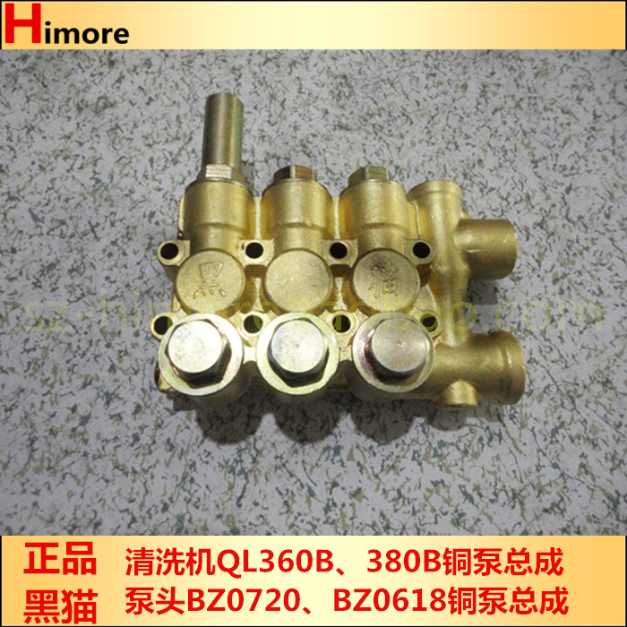 Suzhou Black cat cleaner QL360B copper indenter plunger pump BZ0618 black cat washing machine pump assembly BZ0720
