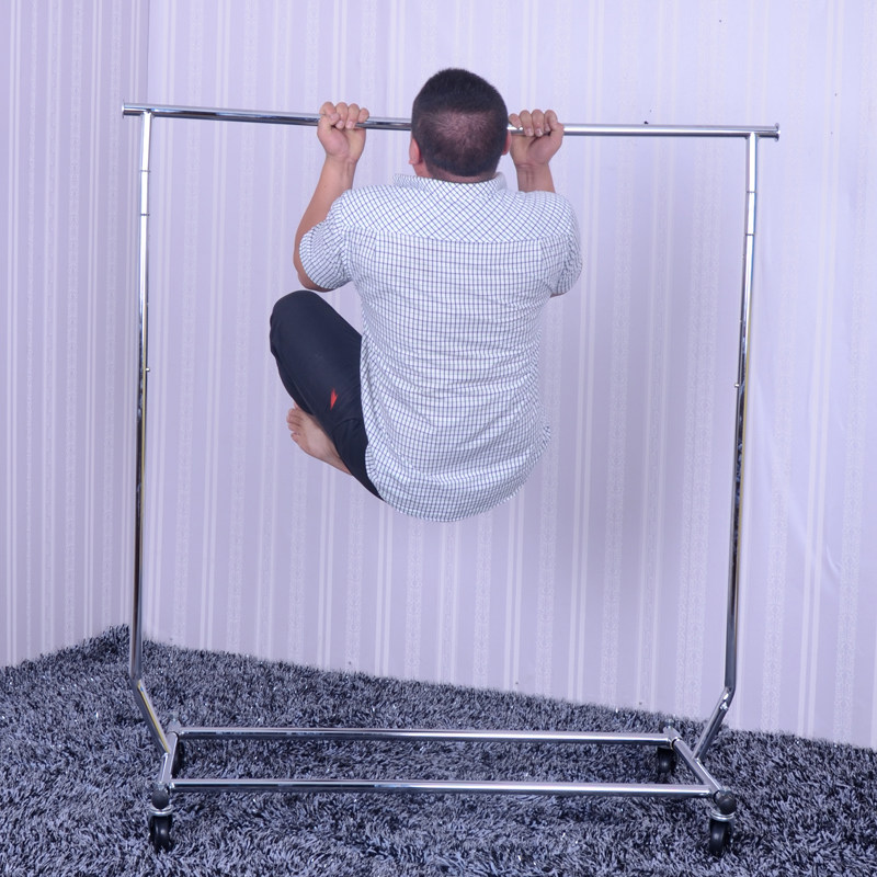 Clothing Store Hanger Racks RETRACTABLE FOLDING SINGLE BAR PORTAL FRAME STAINLESS STEEL WEDDING DRESS SHELVING TYPE MIDDLE ISLAND