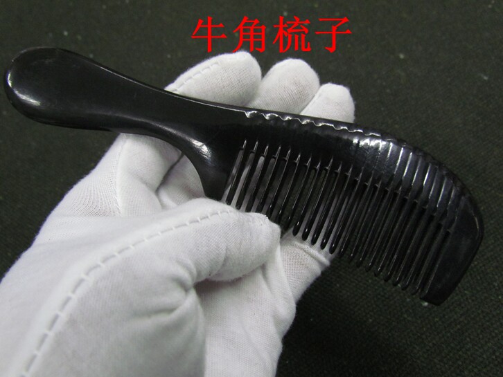 Buffalo Horn Comb Household Comb Scraping Health Care Cannot afford Static Electricity Handmade
