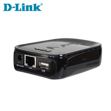 D-Link Friends USB Print Server External DP-302 Print Shareware 