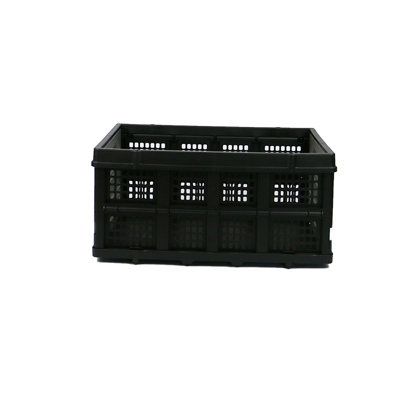 Creative folding portable thickened plastic car box storage storage shopping mall warehouse Fruit handling basket