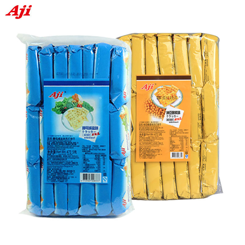 【天猫超市】Aji苏打饼干超值2包套装 酵母减盐/纳豆酵素$