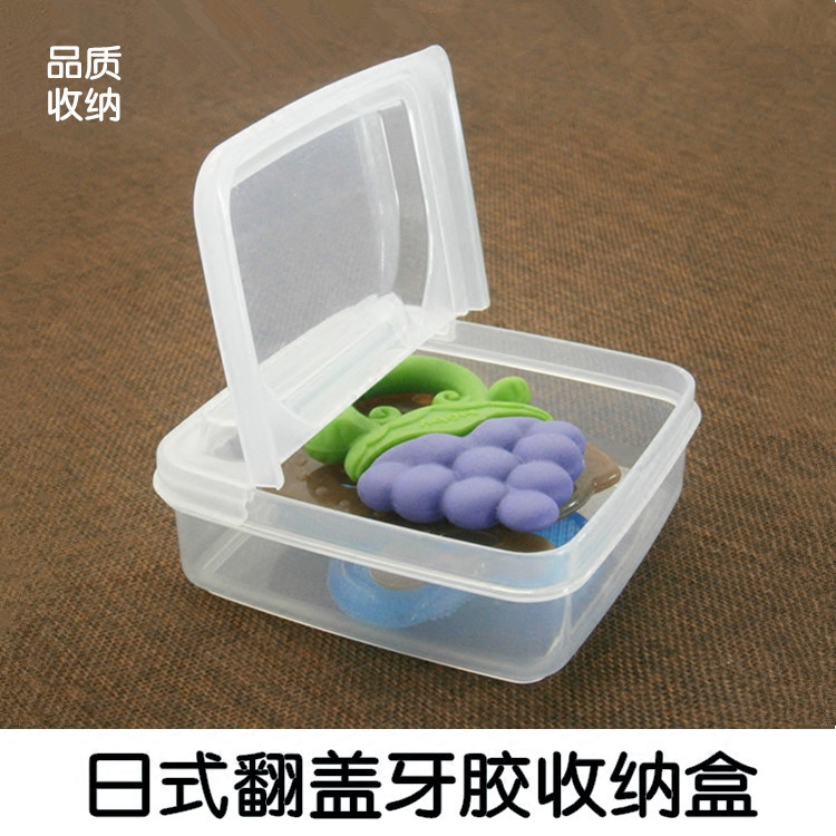 Baby Banana Toothpaste Storage Box Baby Teething Stick Portable Biting Gel DustBox