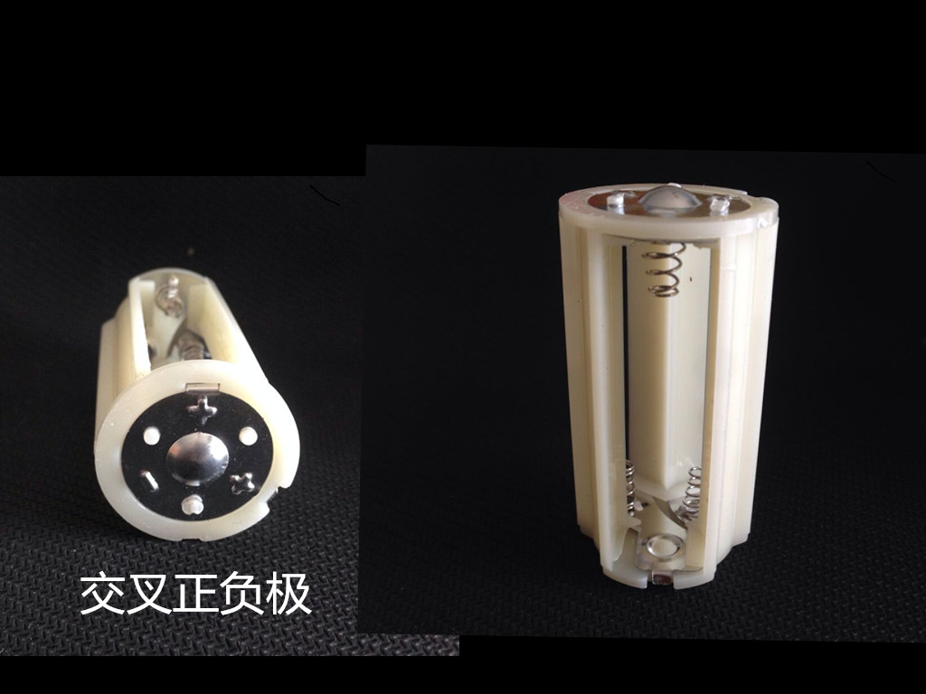 Three sections No. 5 battery to No. 1 battery converter bracket 3501A Series 4 5V positive and negative cross