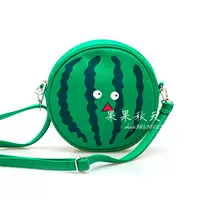Корейская милая мягкая сумка ulzzang для девочек, японская фруктовая сумка через плечо, арбузная груша, женская маленькая сумка в студенческом стиле в стиле Харадзюку