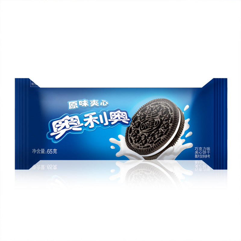【天猫超市】亿滋 奥利奥经典夹心饼干原味便携装65g 口感清新