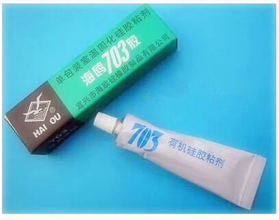 Seagull card 703 glue silicone water resistant adhesive sealant anti-induction cooker special anti-high pressure fighting fire