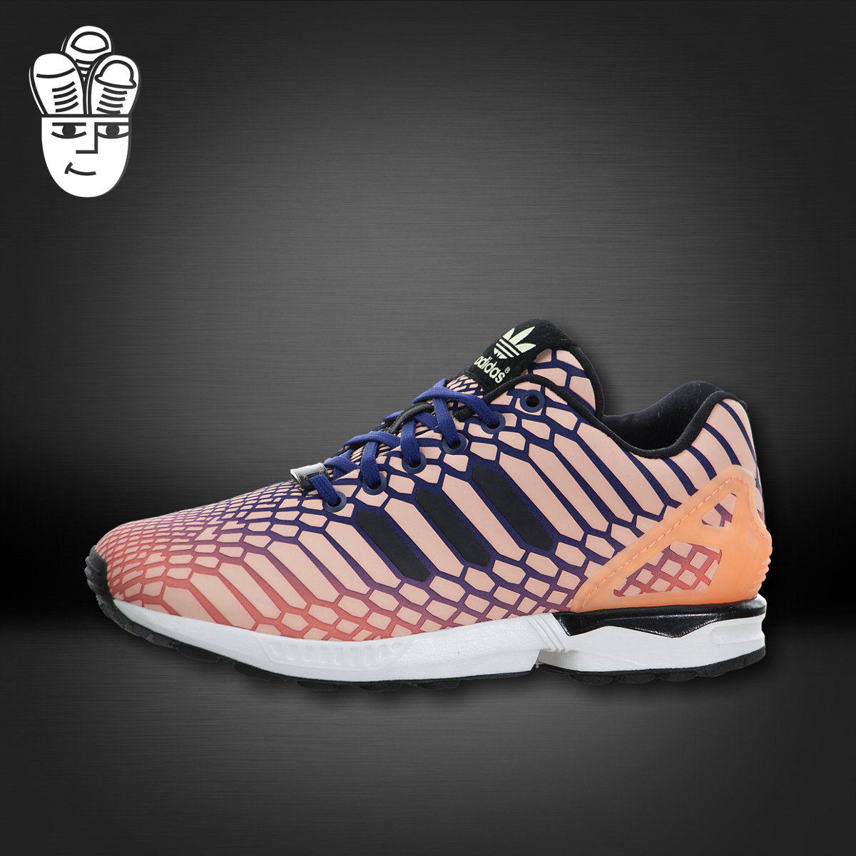 阿迪达斯 Adidas ZX Flux 三叶草女子跑步鞋 时尚运动休闲鞋
