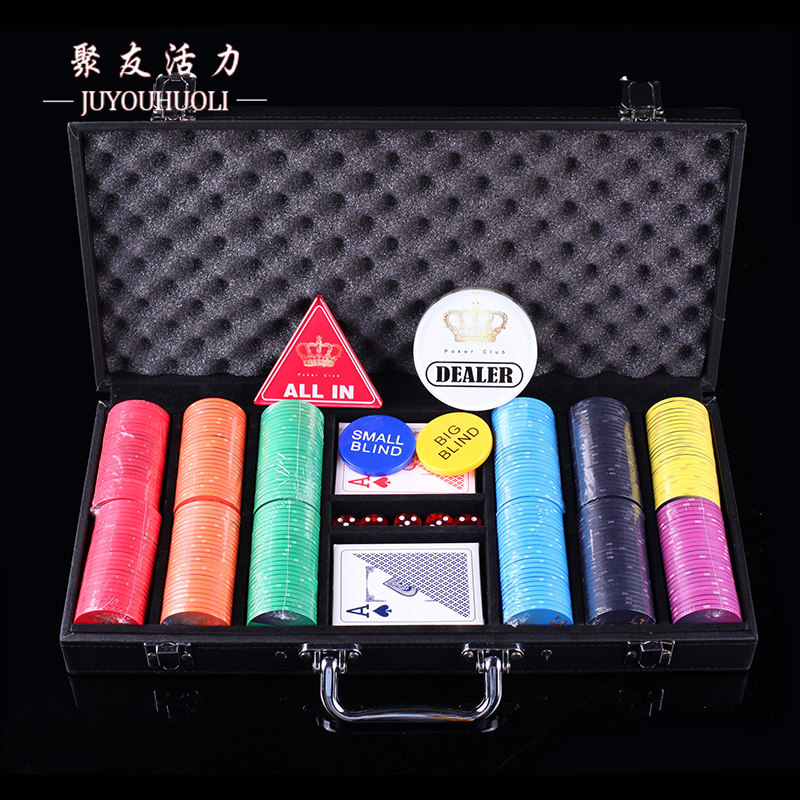 Clown Money Ceramic Texas Poker Chip Kit 12 gr Ceramic Code 43MM Send Table Cloth