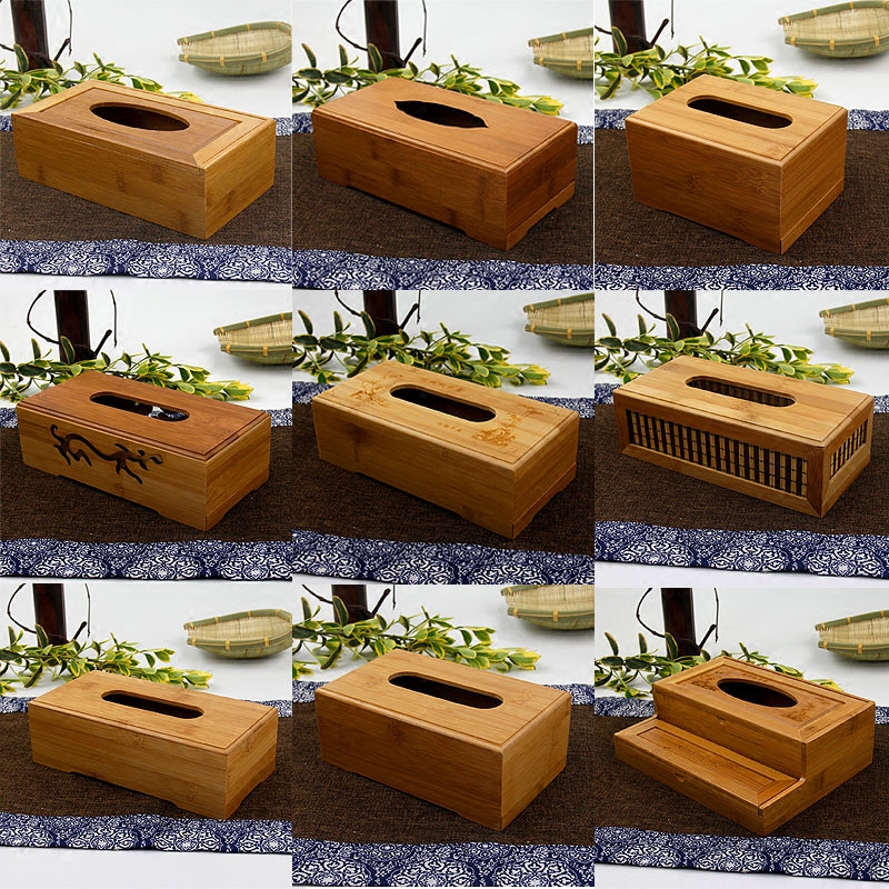 Paper towel box WOOD AND WOOD HOME STORAGE BOX TEA RESTAURANT CAFE HOTEL OFFICE SPECIAL TOILET PAPER BOX CUSTOMIZED LOGO