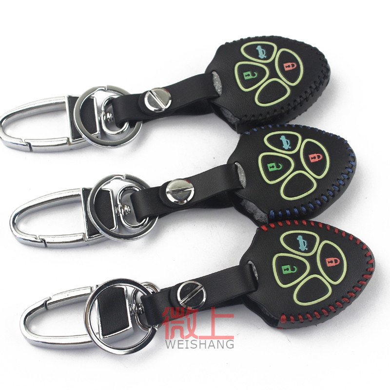 适用于丰田凯美瑞老款钥匙包钥匙套真皮皇冠锐志汽车专用品夜光