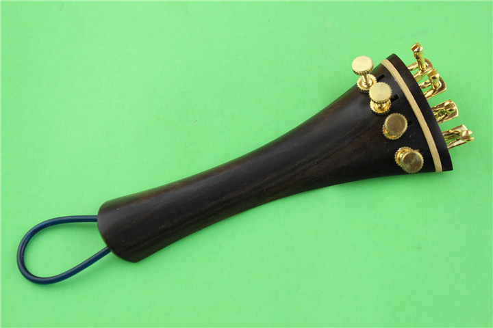Violin Accessories 4 4 upscale violin Umu prototype string plate with 4 golden fine tuning tail rope