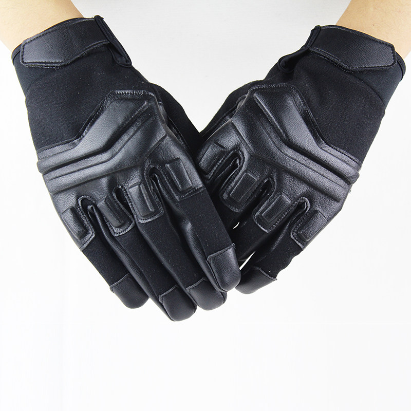 New super technician full finger tactical gloves cf outdoor riding silicone protection black hawk special forces sports