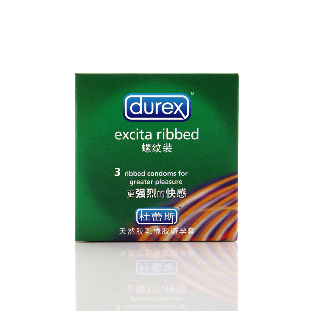 杜蕾斯避孕套 螺纹装 G点情趣超薄安全套 香草香味 成人计生用品