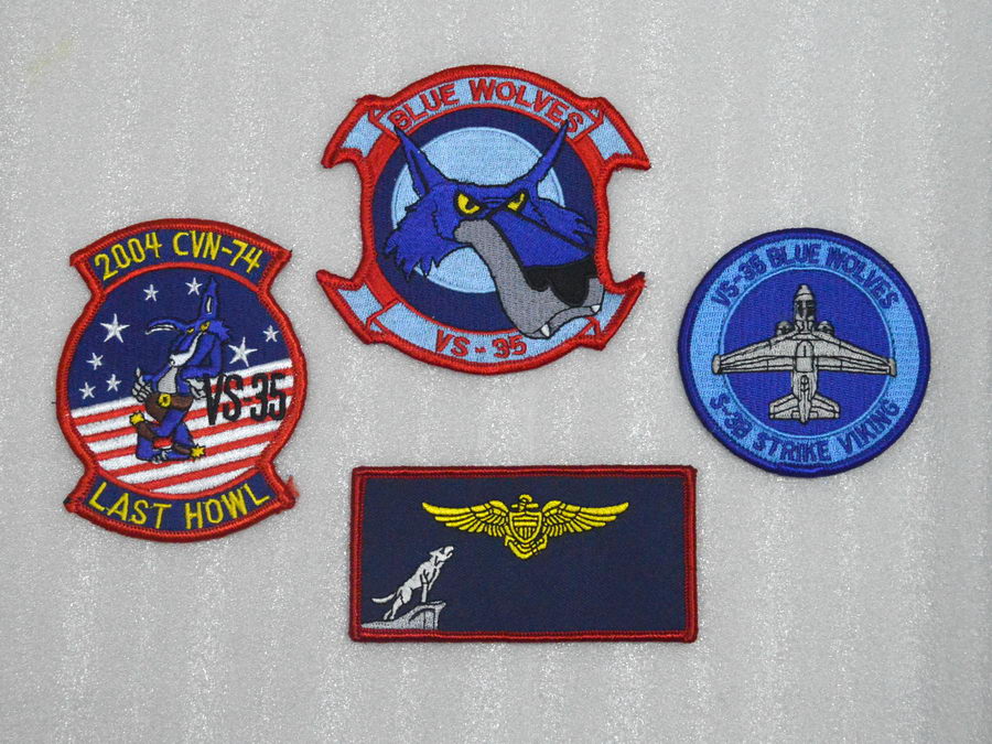 US VS-35 Blue Wolves Blue Wolf NAVY ONE Navy One Badge Sticker