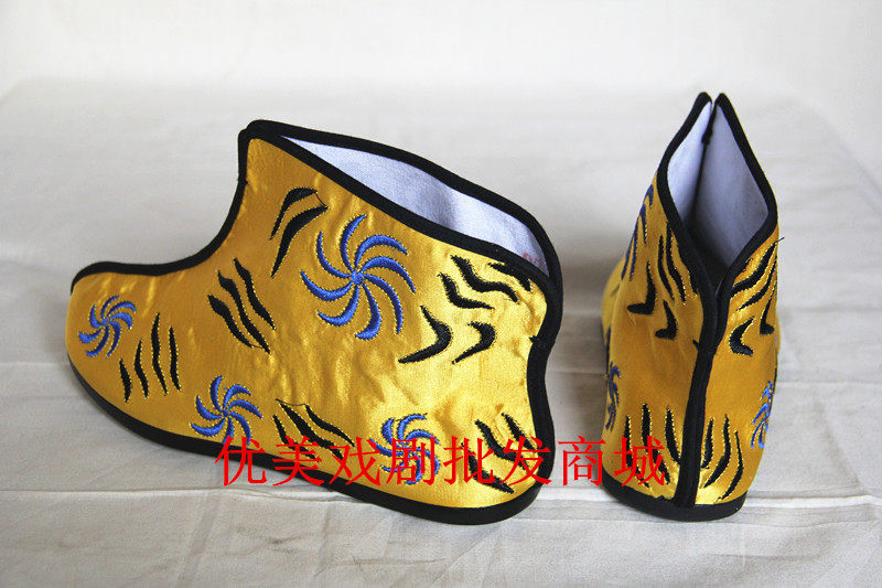 Western Tour Monkey Fast Boots Monkey Shoes Drama Opera Sun Epiphany Grand Taunted Palace Tiger Striped Boots Stage Performance Props