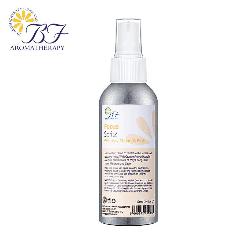 BF Aromatherapy提神专注喷雾 100ml 赶走疲劳提神解乏 精油喷雾