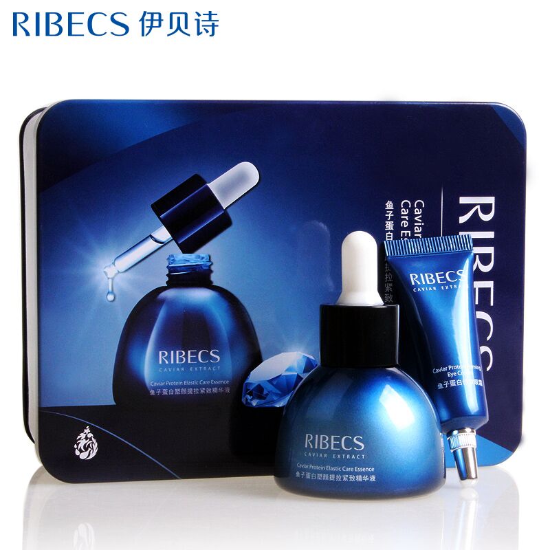 RIBeCS/伊贝诗鱼子蛋白素颜提拉紧致精华液30g加赠眼霜8g紧致养肤