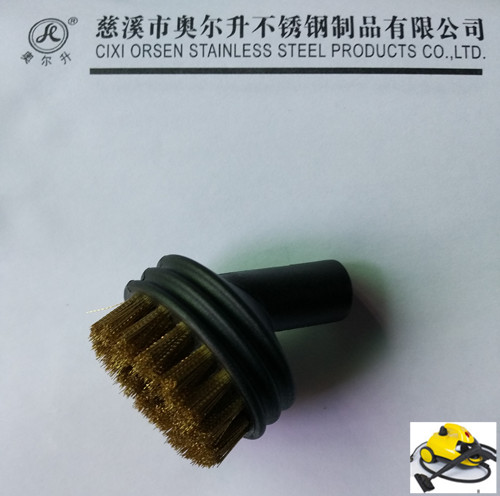 Orsheng hot selling steam cleaning fumigation machine car sauna film to remove oil and formaldehyde copper large round brush accessories