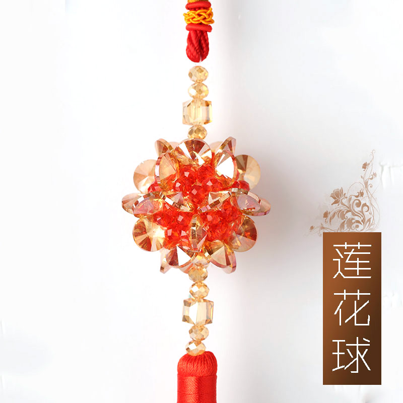 车饰挂件平安符汽车挂件水晶汽车挂饰后视镜挂件时尚车内饰品创意