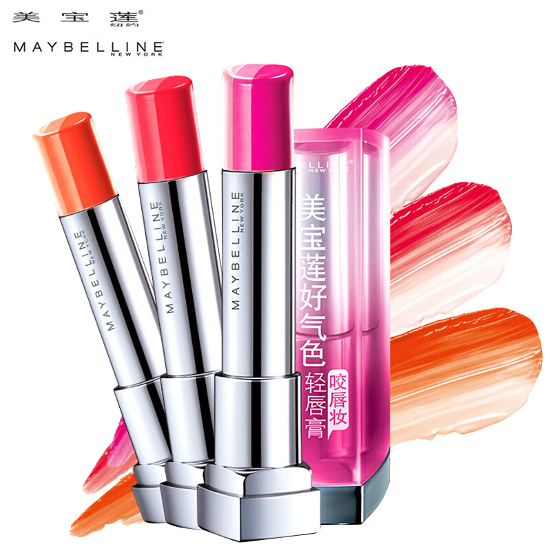 【天猫超市】美宝莲好气色渐变咬唇妆三色 口红持久润泽保湿 唇膏