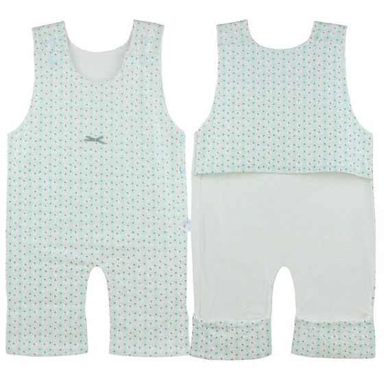 春夏季薄款宝宝连腿纯棉肚兜婴儿童睡觉防踢被半背护肚兜四季通用