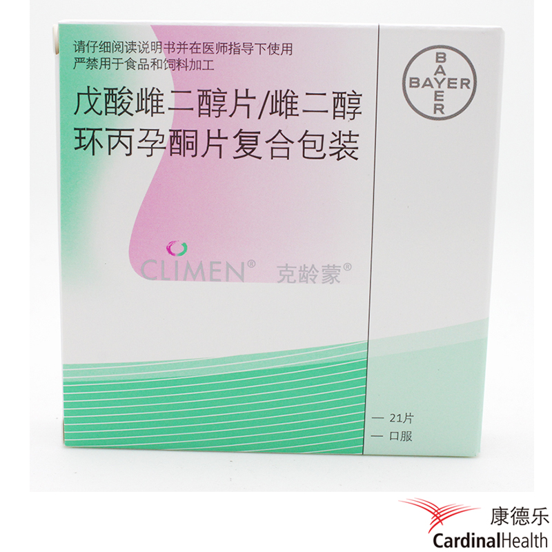 克龄蒙 克龄蒙 戊酸雌二醇片/雌二醇环丙孕酮片复合包装 21片/盒
