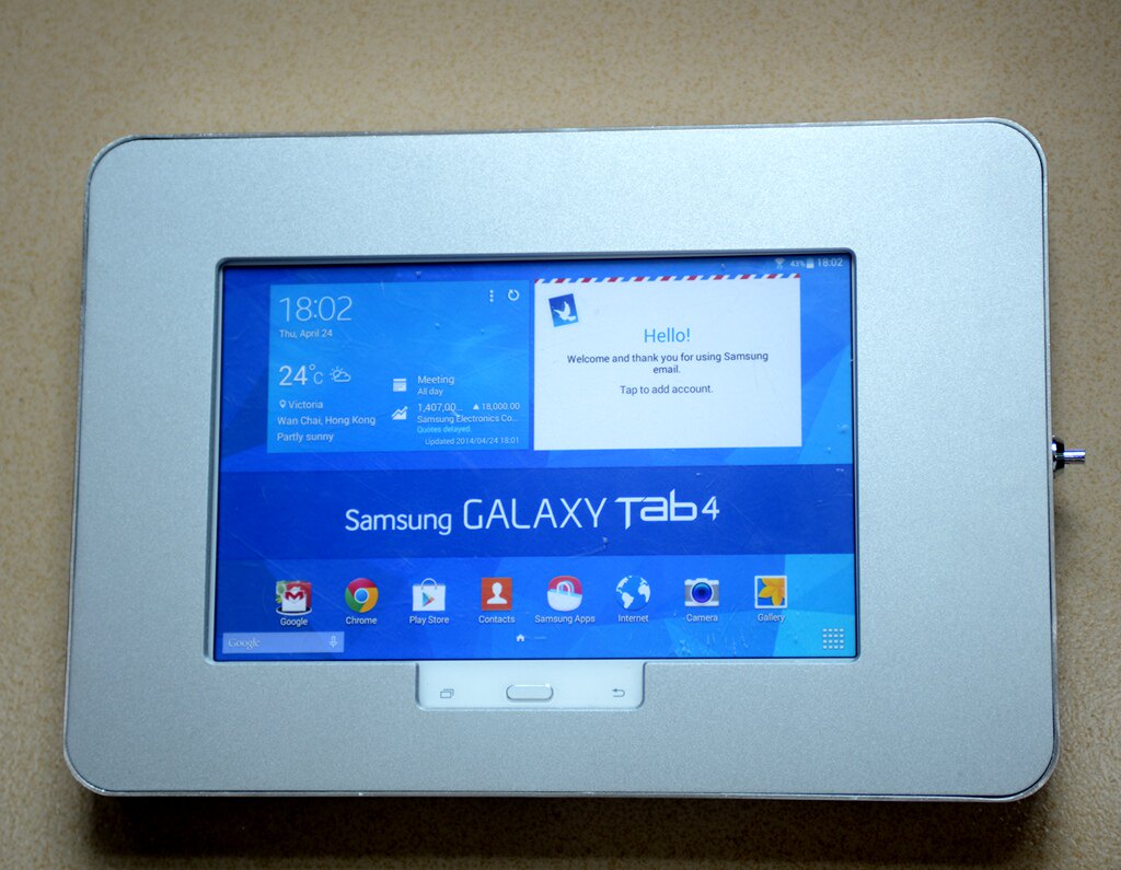 Wall-mounted Android 10 1-inch tablet holder, can be customized to hold a maximum of 12 2-inch tablets - Taobao