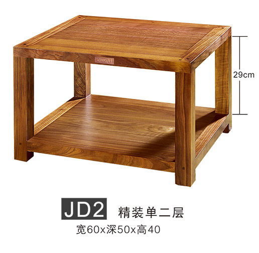 Jazz rack Solid wood audio cabinet JD2 hardcover single two-layer amplifier rack hifi speaker rack Professional equipment rack