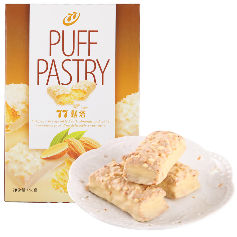 【天猫超市】台湾进口糕点 77牌松塔（饼干）96g/盒 香浓酥脆点心