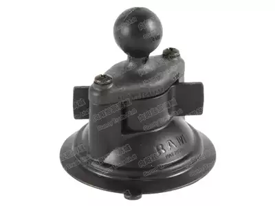 RAM 3 3 inch 82mm diameter suction disc base with ball head nylon diamond 1 inch rubber ball head