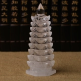 Белый белый кварц, резная натуральная вода ручной работы