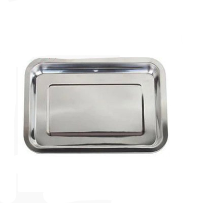 Stainless steel plate Square plate Food plate Food plate Barbecue plate Loading plate Barbecue tool