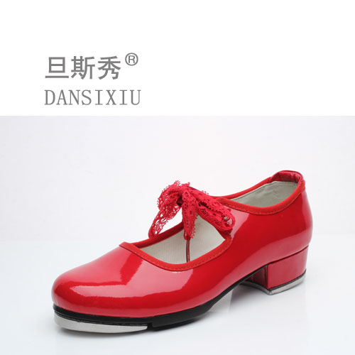 Denier Show Spot Girl Lace Lace Soft Bottom Straight Bottom High Louder Aluminum Alloy Sheet Kicking Dance Shoes Performance Dance Shoes