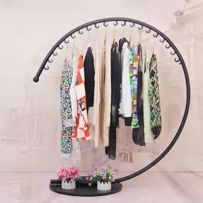 Clothing store selling clothes rack display rack landing children hanging clothes rack new European style high-end display rack